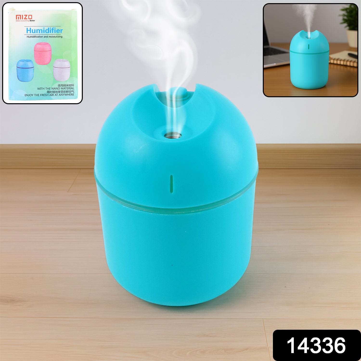 Blue Usb Mini Air Humidifier For Home  Office (1 Pc) Blue Usb Mini Air Humidifier For Home  Office (1 Pc)
